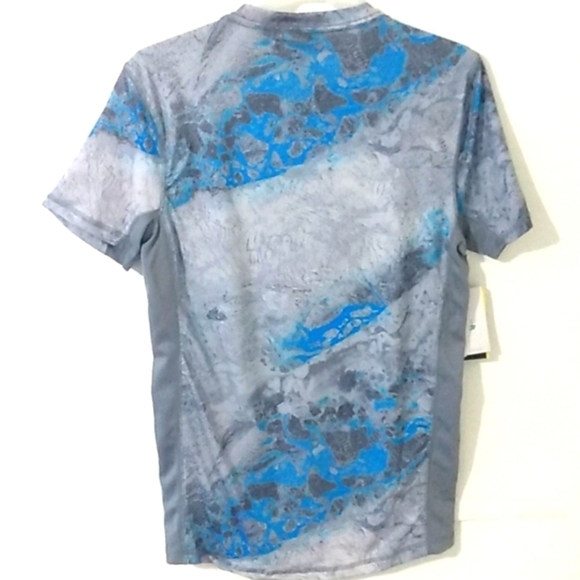 REALTREE ASPECT FISHING GRAY CREW NECK SHORT SLEEVE PERFORMANCE TEE SIZE S NWT - Picture 5 of 6